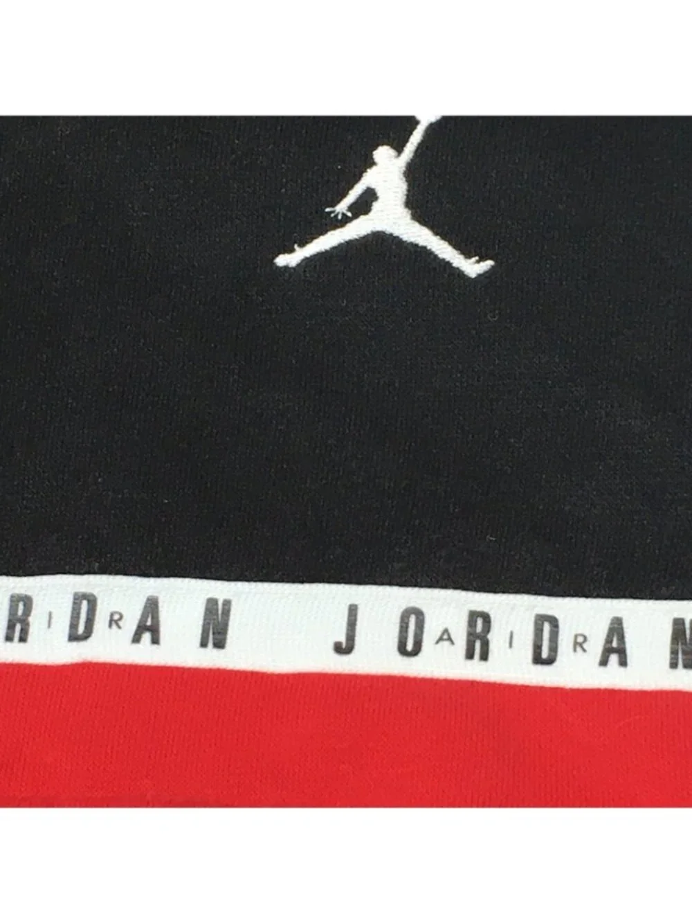 Nike Air Jordan Kids Hoodie Black Red Pullover Sweatshirt Jumpman Logo Size 24m
